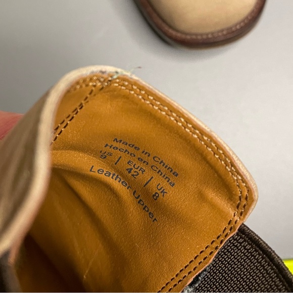 Aldo chelsea boots color is buff / light tan men’s 9 - Picture 6 of 9